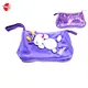 Promotions purple plush bag purse with animals